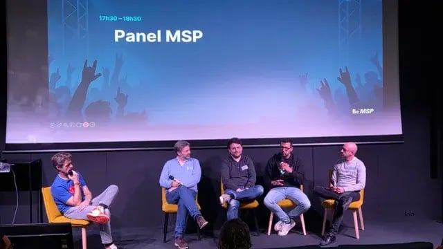 Panel MSP sur scène à BeMSP On Tour Paris